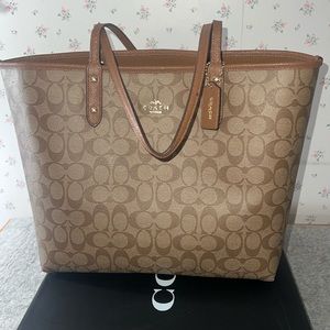 Coach Brown Leather Handbag